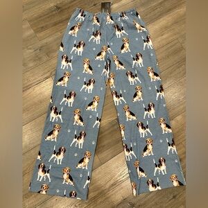 NWT Comfies Beagle Dog Print Pajama PJ Pants-Medium